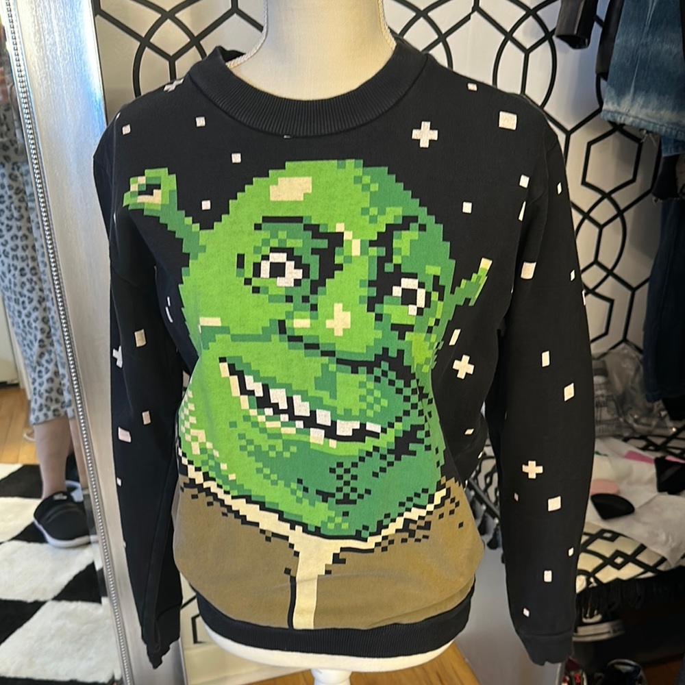 Jeremy Scott shrek crewneck